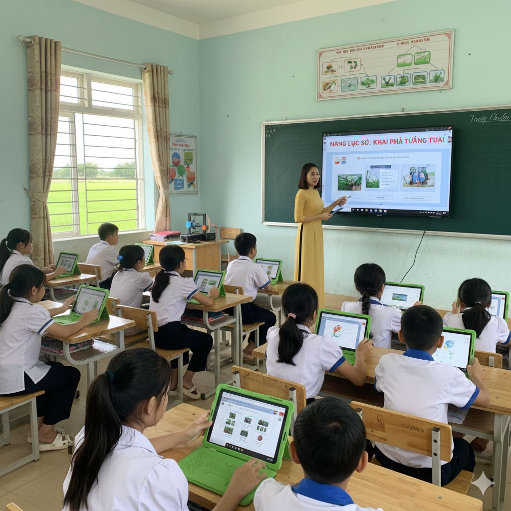 Tích hợp năng lực số cho học sinh lớp 3